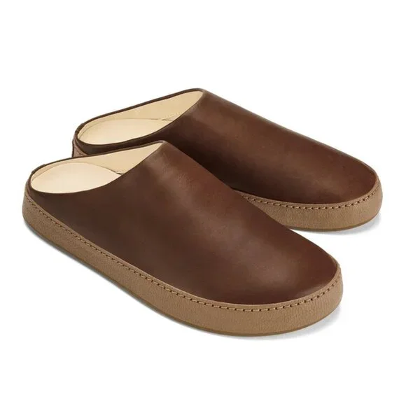 OluKai | Shoes | Olukai Brown Leather Slipon Loafers | Poshmark display picture 1